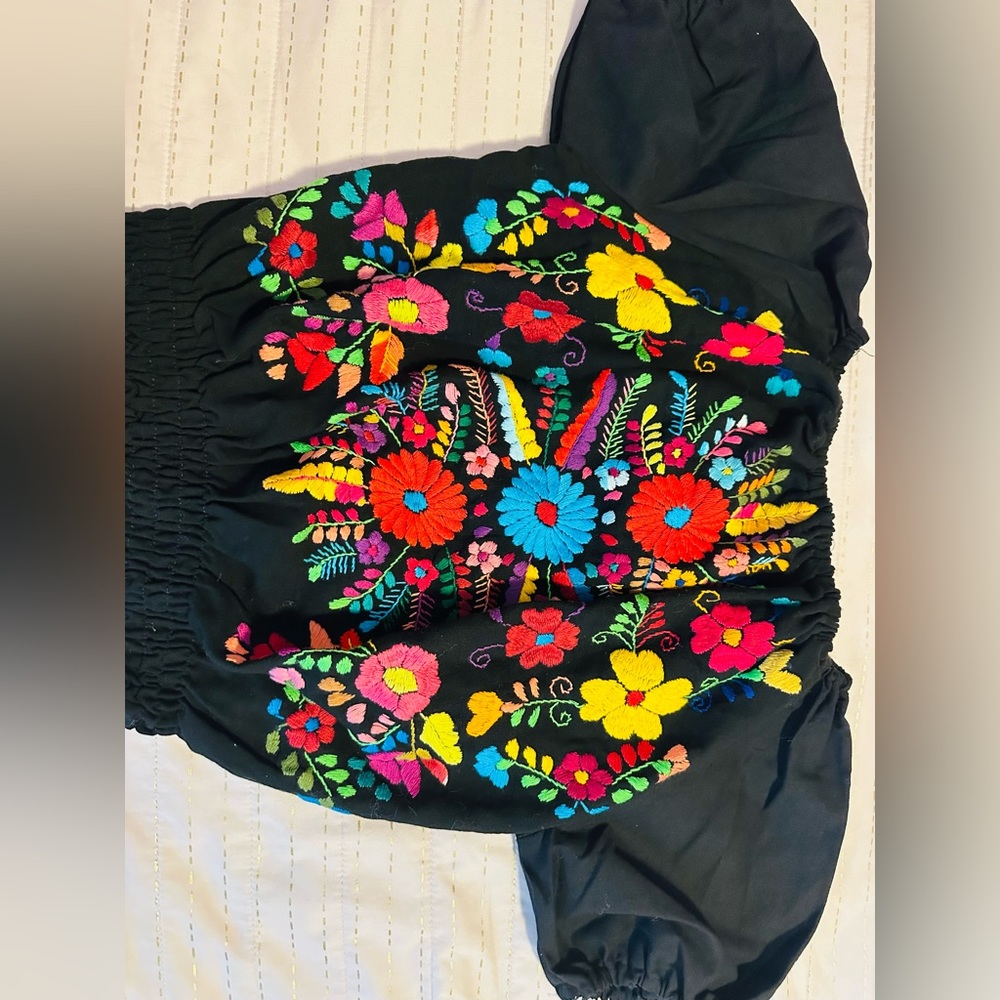 Hand-made Mexican embroidery shirt